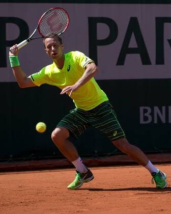 Philipp Kohlschreiber (GER) Tennis - French Open 2015 - Grand Slam ITF ATP Tennis Herren WTA Tennis Damen - Roland Garros - Paris - - France - 24 May 2015. Juergen Hasenkopf