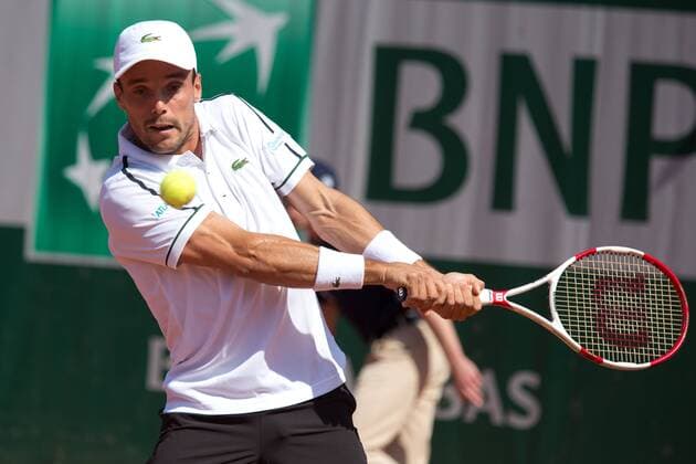 Roberto Bautista-Agut (ESP) Tennis - French Open 2015 - Grand Slam ITF ATP Tennis Herren WTA Tennis Damen - Roland Garros - Paris - - France - 24 May 2015. Juergen Hasenkopf