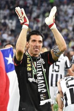 Aktuell Fußball, Italien, serie A Football ITA , Juventus Turin feiert die Meisterschaft Gianluigi Buffon Juventus 23-05-2015 Football serie A Football ITA 2014 2015 Juventus Turin - SSC Napoli . Foto AndreaxStaccioli Insidefoto andreaxstaccioli