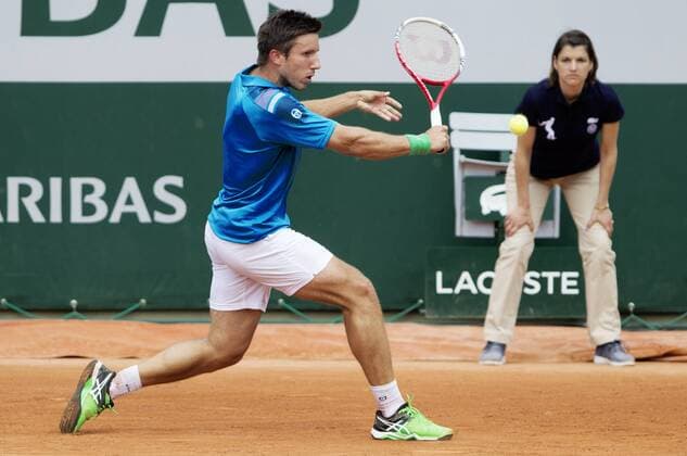 TENNIS - ATP Tennis Herren French Open 2015 PARIS,FRANCE,24.MAY.15 - TENNIS - ATP World Tour, Grand Slam, Roland Garros, French Open. Image shows Igor Sijsling (NED). GEPAxpictures xMatthiasxHauer