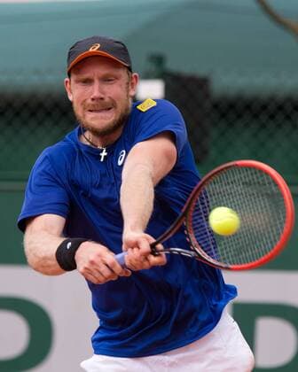 Matthias Bachinger (GER) Tennis - French Open 2015 - Grand Slam ITF ATP Tennis Herren WTA Tennis Damen - Roland Garros - Paris - - France - 24 May 2015. Juergen Hasenkopf