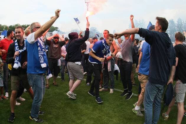 24.05.2015, xjfx, Fussball 2.Bundesliga, SV Darmstadt 98 - FC St.Pauli, v.l.