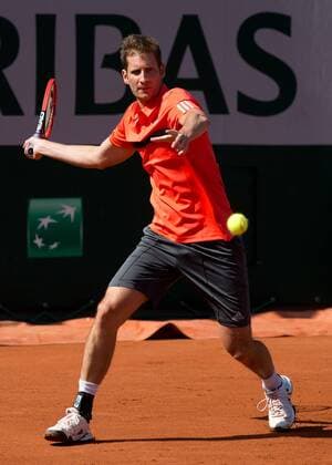 Aktuell Tennis, Grand Slam, French Open in Paris, Tag 1 Florian Mayer (GER) Tennis - French Open 2015 - Grand Slam ITF ATP Tennis Herren WTA Tennis Damen - Roland Garros - Paris - - France - 24 May 2015. Juergen Hasenkopf