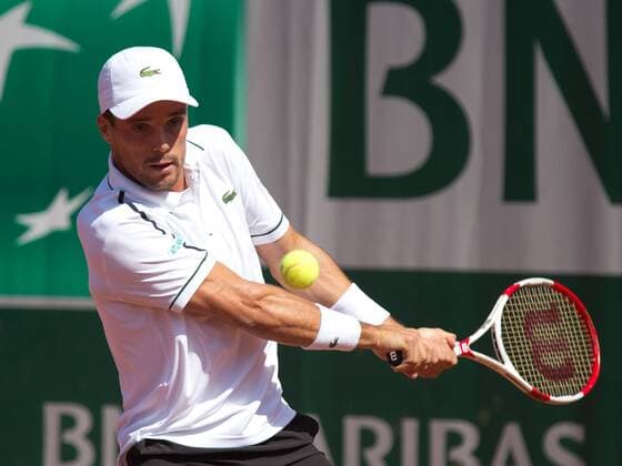 Aktuell Tennis, Grand Slam, French Open in Paris, Tag 1 Roberto Bautista-Agut (ESP) Tennis - French Open 2015 - Grand Slam ITF ATP Tennis Herren WTA Tennis Damen - Roland Garros - Paris - - France - 24 May 2015. Juergen Hasenkopf
