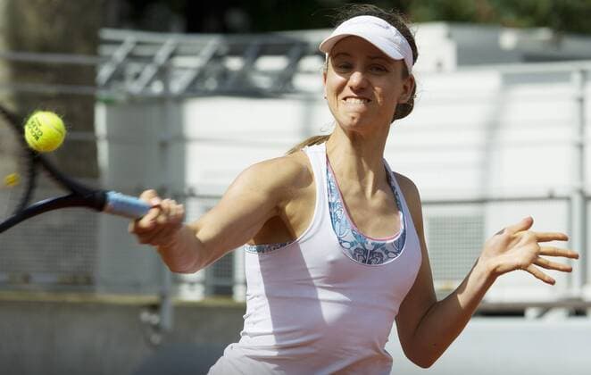 TENNIS - WTA Tennis Damen French Open 2015 PARIS,FRANCE,25.MAY.15 - TENNIS - WTA World Tour, Grand Slam, Roland Garros, French Open. Image shows Mona Barthel (GER). GEPAxpictures xMatthiasxHauer