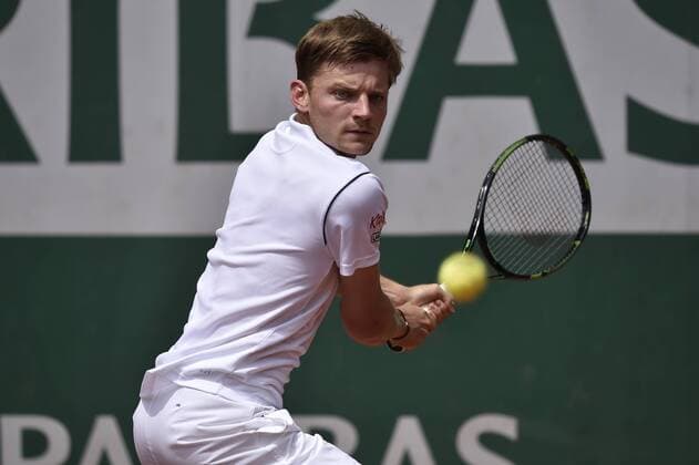 PARIS, 25.05.2015, David Goffin (BEL) bei den Tennis French Open 2015 in Paris