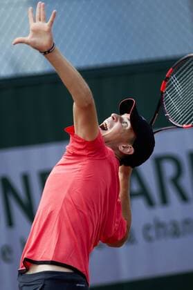 TENNIS - ATP Tennis Herren French Open 2015 PARIS,FRANCE,25.MAY.15 - TENNIS - ATP World Tour, Grand Slam, Roland Garros, French Open. Image shows Dominic Thiem (AUT). GEPAxpictures xMatthiasxHauer