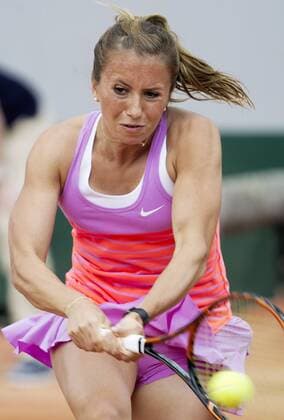 TENNIS - WTA Tennis Damen French Open 2015 PARIS,FRANCE,25.MAY.15 - TENNIS - WTA World Tour, Grand Slam, Roland Garros, French Open. Image shows Annika Beck (GER). GEPAxpictures xMatthiasxHauer