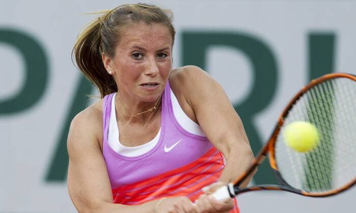 TENNIS - WTA Tennis Damen French Open 2015 PARIS,FRANCE,25.MAY.15 - TENNIS - WTA World Tour, Grand Slam, Roland Garros, French Open. Image shows Annika Beck (GER). GEPAxpictures xMatthiasxHauer