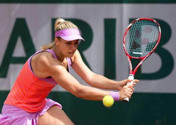 Sabine Lisicki (GER) Tennis - French Open 2015 - Grand Slam ITF ATP Tennis Herren WTA Tennis Damen - Roland Garros - Paris - - France - 25 May 2015. Juergen Hasenkopf