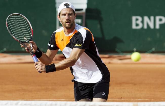 TENNIS - ATP Tennis Herren French Open 2015 PARIS,FRANCE,25.MAY.15 - TENNIS - ATP World Tour, Grand Slam, Roland Garros, French Open. Image shows Juergen Melzer (AUT). GEPAxpictures xMatthiasxHauer