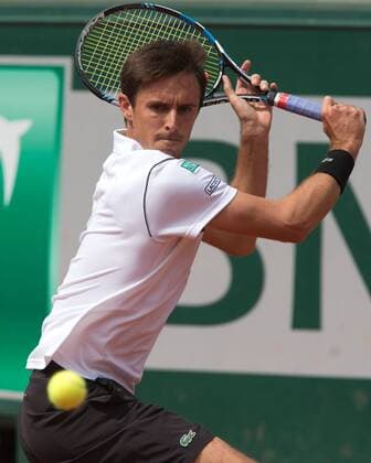 Edouard Roger-Vasselin (FRA) Tennis - French Open 2015 - Grand Slam ITF ATP Tennis Herren WTA Tennis Damen - Roland Garros - Paris - - France - 25 May 2015. Juergen Hasenkopf