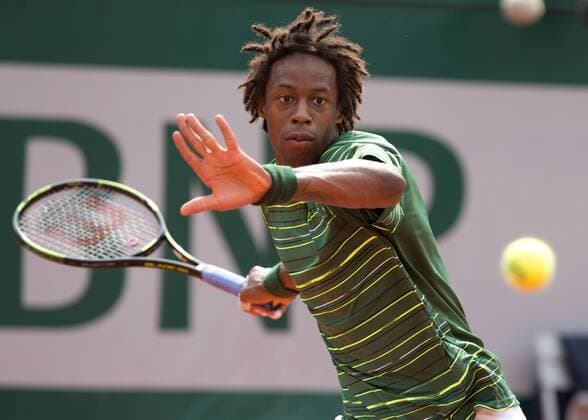 Gael Monfils (FRA) Tennis - French Open 2015 - Grand Slam ITF ATP Tennis Herren WTA Tennis Damen - Roland Garros - Paris - - France - 25 May 2015. Juergen Hasenkopf