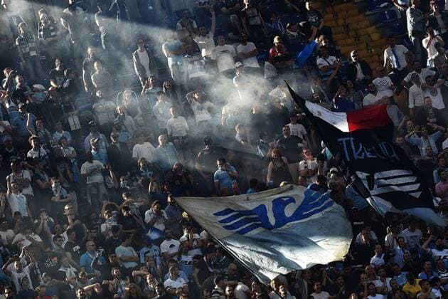 Tifosi Lazio Supporters Roma 25-05-2015 Stadio Olimpico Football Calcio Serie A 2014 2015 Lazio. andreaxstaccioli
