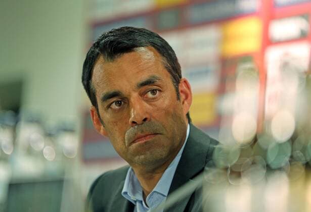 VfB Stuttgart Deutschland, Stuttgart, 25.05.2015, 1. Fussball-Bundesliga, Saison 2014 2015, VfB Stuttgart Pressekonferenz: Robin Dutt (Vorstand .