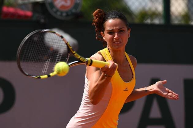 Amandine Hesse (FRA) TENNIS : Roland Garros 2015 - Internationaux de France - 25 05 2015 TennisMagazine Panoramic 