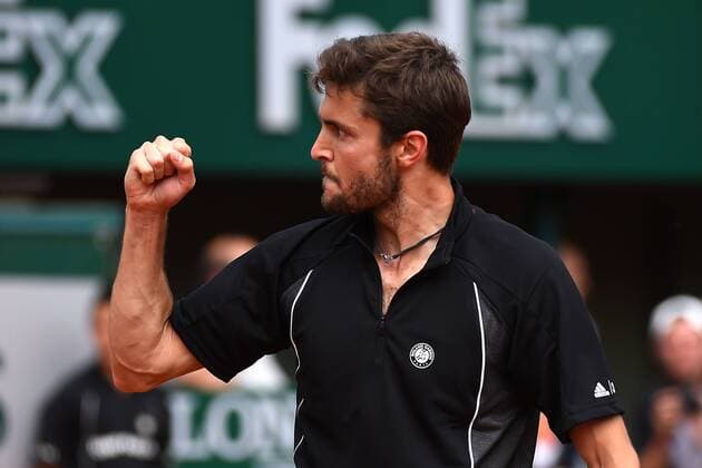 Gilles Simon (FRA) TENNIS : Roland Garros 2015 - Internationaux de France - 25 05 2015 TennisMagazine Panoramic 