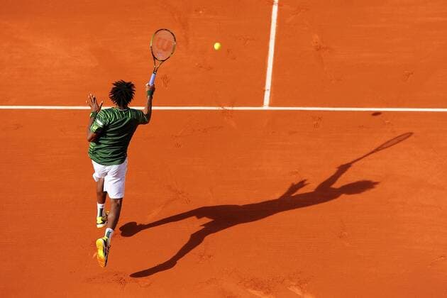 Gael Monfils (FRA) TENNIS : Roland Garros 2015 - Internationaux de France - 25 05 2015 TennisMagazine Panoramic 