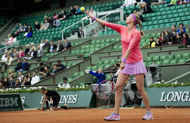 TENNIS - WTA Tennis Damen French Open 2015 PARIS,FRANCE,26.MAY.15 - TENNIS - WTA World Tour, Grand Slam, Roland Garros, French Open. Image shows Petra Kvitova (CZE). GEPAxpictures xMatthiasxHauer