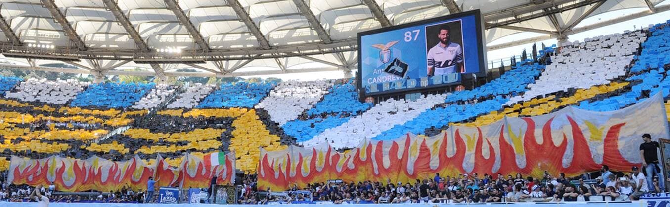 Curva Nord, tifosi Lazio. Roma 25-05-2015 Stadio Olimpico. Football Calcio 2014 2015 Serie A. Lazio. AntoniettaxBaldassarre
