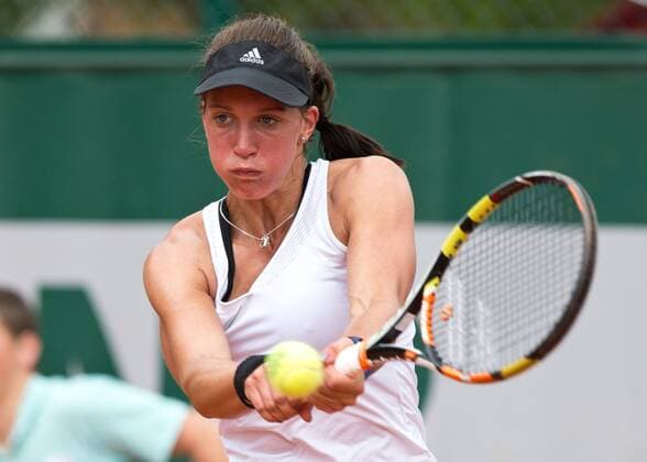 Dinah Pfizenmaier (GER) Tennis - French Open 2015 - Grand Slam ITF ATP Tennis Herren WTA Tennis Damen - Roland Garros - Paris - - France - 26 May 2015. Juergen Hasenkopf