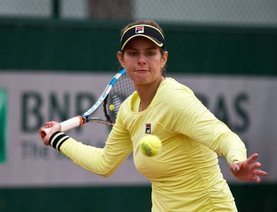 Julia Goerges (GER) Tennis - French Open 2015 - Grand Slam ITF ATP Tennis Herren WTA Tennis Damen - Roland Garros - Paris - - France - 26 May 2015. Juergen Hasenkopf