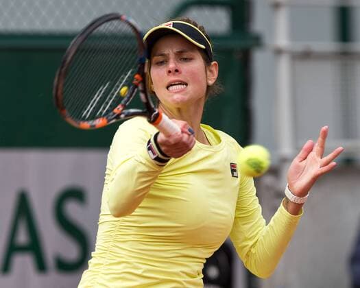 Julia Goerges (GER) Tennis - French Open 2015 - Grand Slam ITF ATP Tennis Herren WTA Tennis Damen - Roland Garros - Paris - - France - 26 May 2015. Juergen Hasenkopf