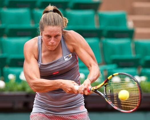 Karin Knapp (ITA) Tennis - French Open 2015 - Grand Slam ITF ATP Tennis Herren WTA Tennis Damen - Roland Garros - Paris - - France - 26 May 2015. Juergen Hasenkopf