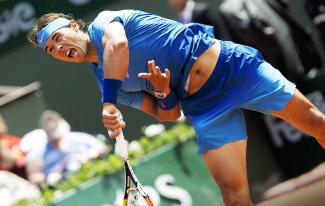 TENNIS - WTA Tennis Damen French Open 2015 PARIS,FRANCE,26.MAY.15 - TENNIS - WTA World Tour, Grand Slam, Roland Garros, French Open. Image shows Rafael Nadal (ESP). GEPAxpictures xMatthiasxHauer