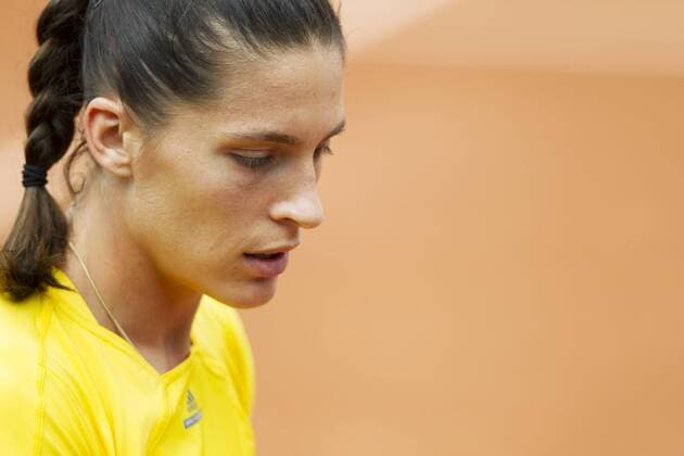 TENNIS - WTA Tennis Damen French Open 2015 PARIS,FRANCE,26.MAY.15 - TENNIS - WTA World Tour, Grand Slam, Roland Garros, French Open. Image shows Andrea Petkovic (GER). GEPAxpictures xMatthiasxHauer