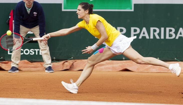 TENNIS - WTA Tennis Damen French Open 2015 PARIS,FRANCE,26.MAY.15 - TENNIS - WTA World Tour, Grand Slam, Roland Garros, French Open. Image shows Andrea Petkovic (GER). GEPAxpictures xMatthiasxHauer