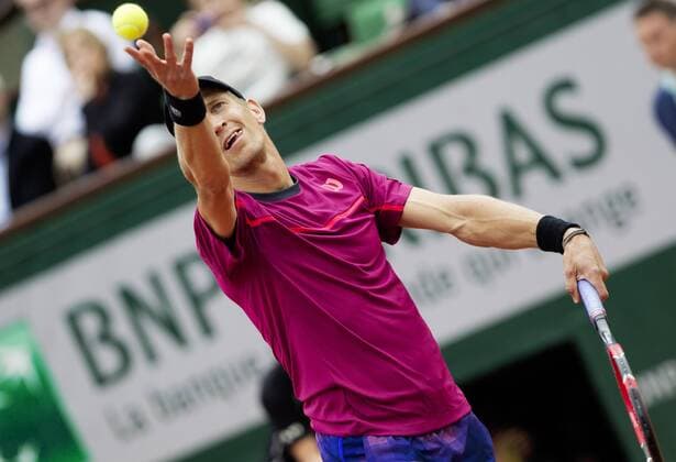 TENNIS - ATP Tennis Herren French Open 2015 PARIS,FRANCE,26.MAY.15 - TENNIS - ATP World Tour, Grand Slam, Roland Garros, French Open. Image shows Jarkko Nieminen (FIN). GEPAxpictures xMatthiasxHauer