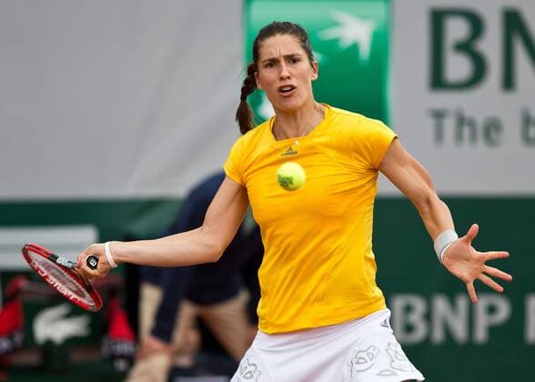 Andrea Petkovic (GER) Tennis - French Open 2015 - Grand Slam ITF ATP Tennis Herren WTA Tennis Damen - Roland Garros - Paris - - France - 26 May 2015. Juergen Hasenkopf