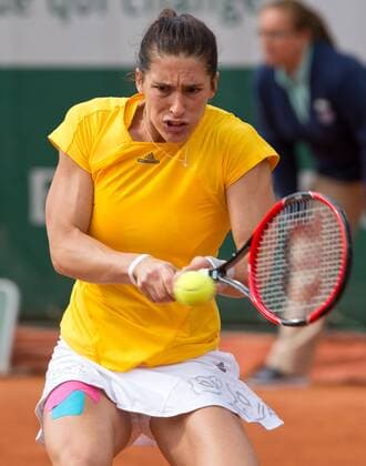 Andrea Petkovic (GER) Tennis - French Open 2015 - Grand Slam ITF ATP Tennis Herren WTA Tennis Damen - Roland Garros - Paris - - France - 26 May 2015. Juergen Hasenkopf