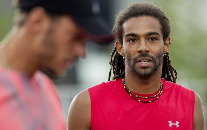 TENNIS - ATP Tennis Herren French Open 2015 PARIS,FRANCE,26.MAY.15 - TENNIS - ATP World Tour, Grand Slam, Roland Garros, French Open, doubles. Image shows Andreas Haider-Maurer (AUT) and Dustin Brown (GER). GEPAxpictures xMatthiasxHauer