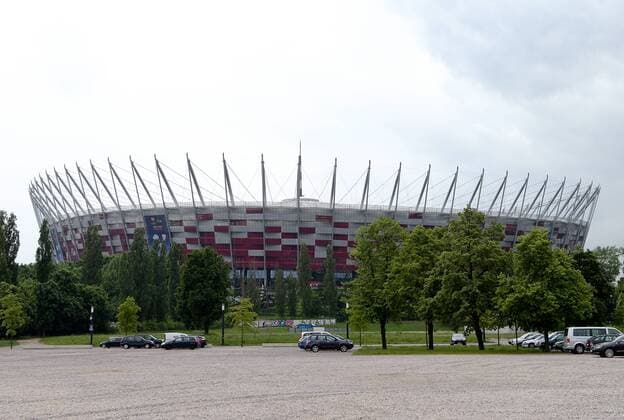 SOCCER - EL, Dnipro vs Sevilla WARSAW,POLAND,26.MAY.15 - SOCCER - UEFA Europa League, final, FK Dnipro Dnipropetrovsk vs FC Sevilla, preview. Image shows the National Stadium. GEPAxpictures xChristianxWalgram