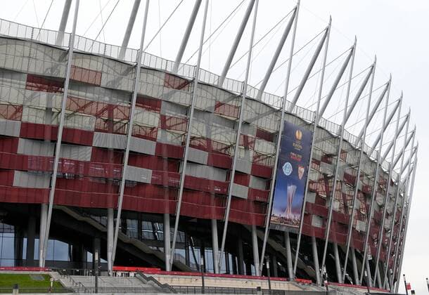 SOCCER - EL, Dnipro vs Sevilla WARSAW,POLAND,26.MAY.15 - SOCCER - UEFA Europa League, final, FK Dnipro Dnipropetrovsk vs FC Sevilla, preview. Image shows the National Stadium. GEPAxpictures xChristianxWalgram