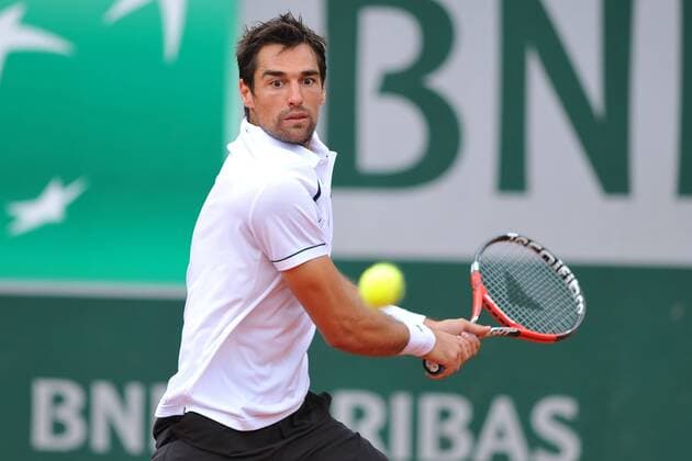 Jeremy Chardy (Fra) TENNIS : Tournoi de Roland Garros 2015 - 26 05 2015 TennisMagazine Panoramic 