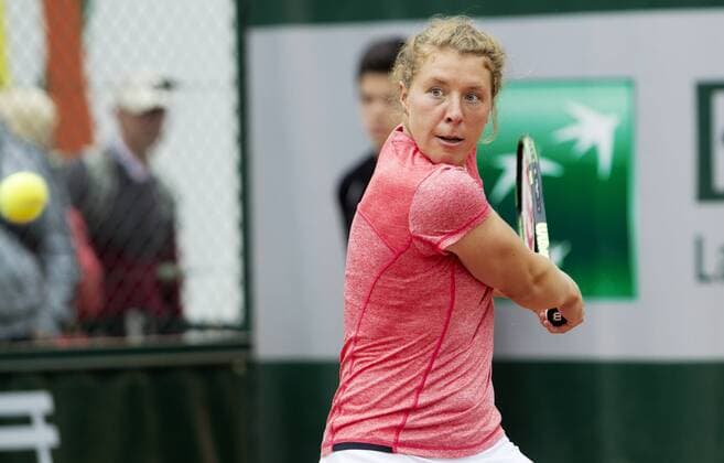 TENNIS - WTA Tennis Damen French Open 2015 PARIS,FRANCE,26.MAY.15 - TENNIS - WTA World Tour, Grand Slam, Roland Garros, French Open. Image shows Anna-Lena Friedsam (GER). GEPAxpictures xMatthiasxHauer