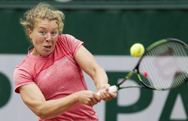 TENNIS - WTA Tennis Damen French Open 2015 PARIS,FRANCE,26.MAY.15 - TENNIS - WTA World Tour, Grand Slam, Roland Garros, French Open. Image shows Anna-Lena Friedsam (GER). GEPAxpictures xMatthiasxHauer