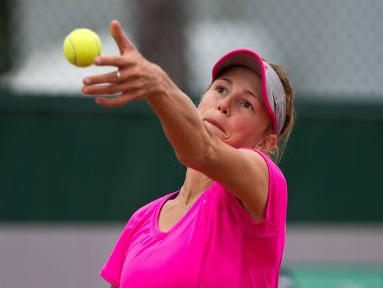 Alexa Glatch (USA) Tennis - French Open 2015 - Grand Slam ITF ATP Tennis Herren WTA Tennis Damen - Roland Garros - Paris - - France - 26 May 2015. Juergen Hasenkopf