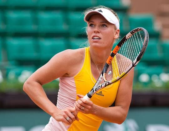 Caroline Wozniacki (DEN) Tennis - French Open 2015 - Grand Slam ITF ATP Tennis Herren WTA Tennis Damen - Roland Garros - Paris - - France - 26 May 2015. Juergen Hasenkopf