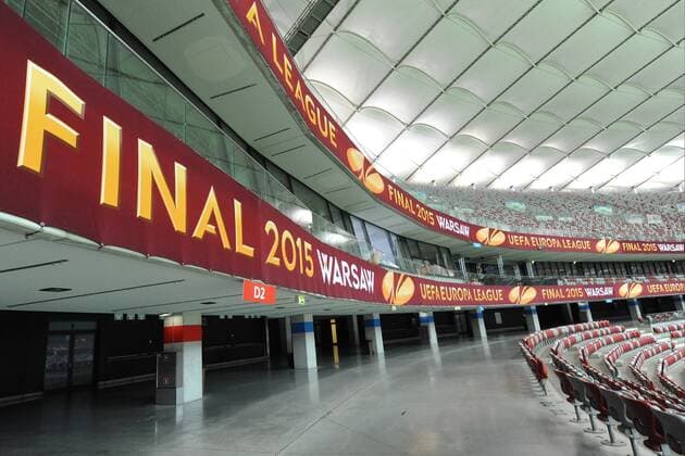 May 26, 2015 - Naples, Italy - A general view of Stadion Narodowy during a Sevilla FC training session ahead of the UEFA Europa League Final match against FC Dnipro Dnipropetrovsk Football Soccer at Stadion Narodowy on May 26, 2015 in Warsaw, Poland. Sevilla FC Training - UEFA Europa League Final  - ZUMAn230