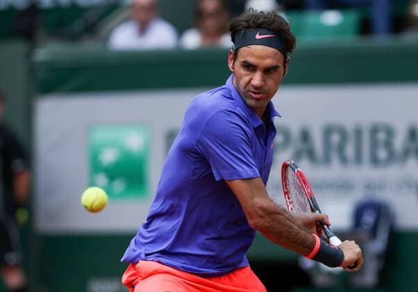 - PARIS, FRANCE: Swiss Roger Federer pictured in action at a tennis match against Spanish Marcel Granollers in round 2 of the men s singles at the Roland Garros tennis tournament, in Paris, France, Wednesday 27 May 2015. Roland Garros Grand Slam takes place from 24 May to 07 June 2015. VIRGINIExLEFOUR  x04631500x