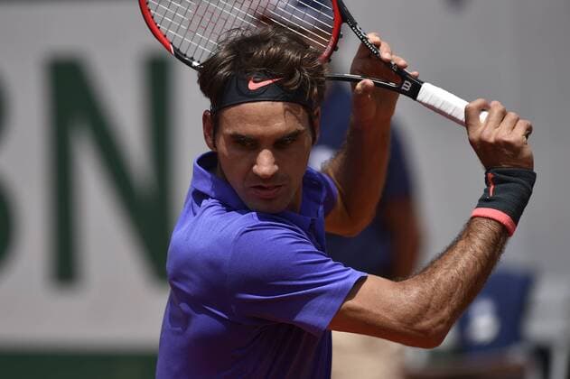 PARIS, 27.05.2015, Roger Federer (SUI) bei den Tennis French Open 2015 in Paris