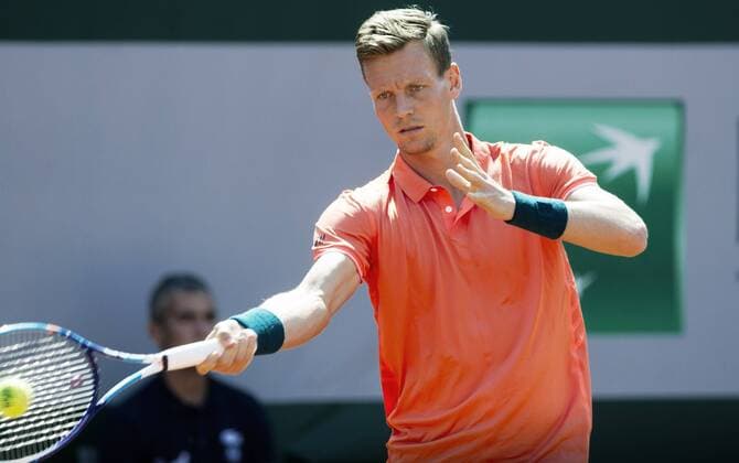 TENNIS - ATP Tennis Herren French Open 2015 PARIS,FRANCE,27.MAY.15 - TENNIS - ATP World Tour, Grand Slam, Roland Garros, French Open. Image shows Tomas Berdych (CZE). GEPAxpictures xMatthiasxHauer