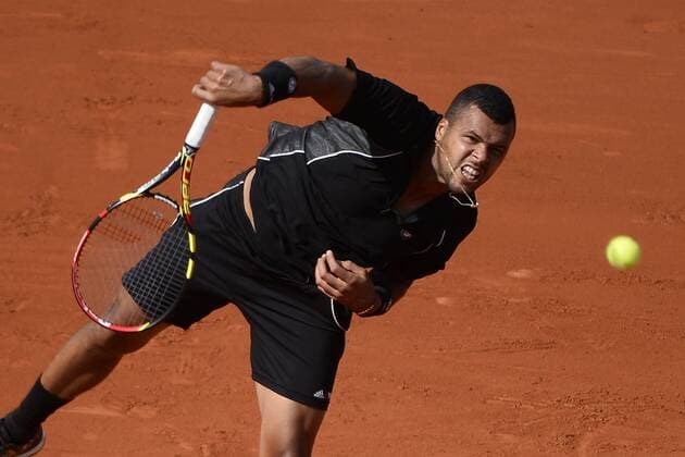 Jo-Wiilfried Tsonga (Fra) TENNIS : French Open - Roland Garros 2015 - Paris 27 05 2015 PhotoNews Panoramic 