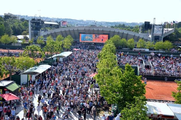 Tennisanlage Roland Garros TENNIS : Roland Garros 2015 - French Open - 27 05 2015 AnthonyBIBARDFEP 