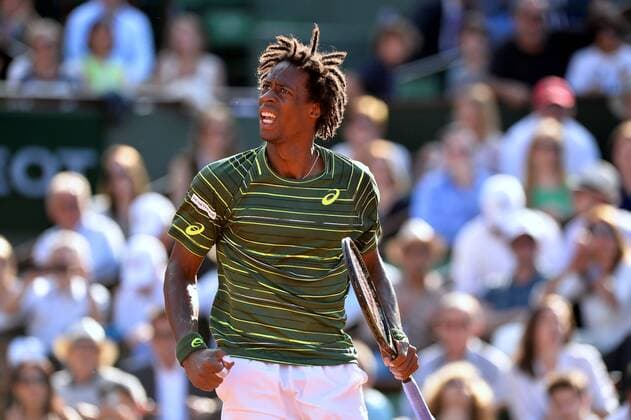 Gael Monfils (fra) vs Diego Schwartzman (arg) - 2eme tour SH TENNIS : Roland Garros 2015 - Internationaux de France - 27 05 2015 AnthonyBIBARD FEP Panoramic 