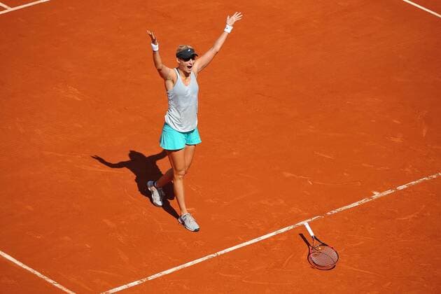 Mirjana Lucic Baroni (CRO) TENNIS : Roland Garros 2015 - Internationaux de France - 27 05 2015 TennisMagazine Panoramic 